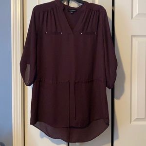 Fortune & Ivy purple blouse